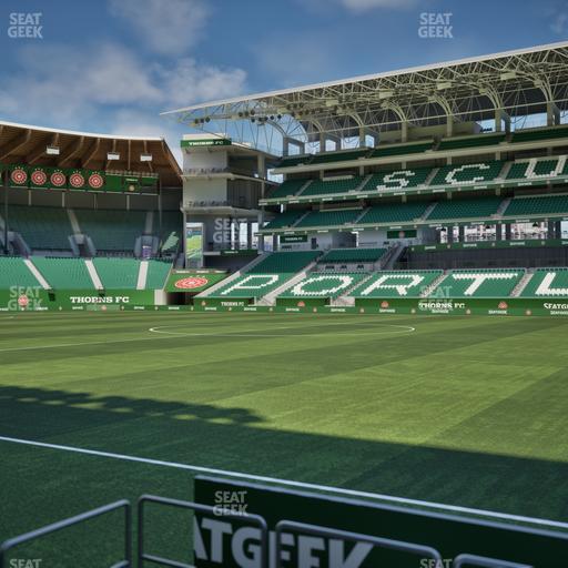 Providence Park - Section Lexus Lounge Rail 1 Seat View