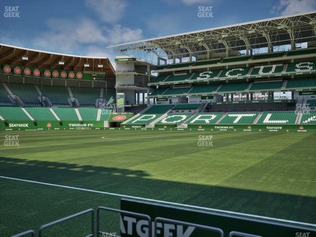 Providence Park - Section Lexus Lounge Rail 1 Seat View