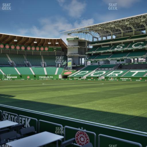 Providence Park - Section Lexus Lounge Rail 4 Seat View