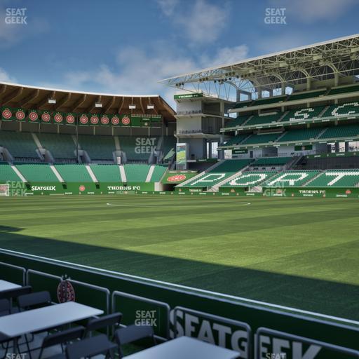 Providence Park - Section Lexus Lounge Rail 5 Seat View