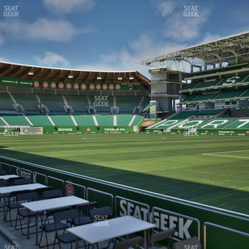 Providence Park - Section Lexus Lounge Rail 9 Seat View