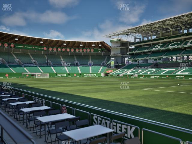 Providence Park - Section Lexus Lounge Rail 9 Seat View Providence Park - Section Lexus Lounge Rail 9 Seat View