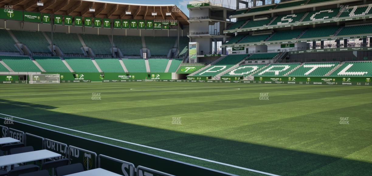 Providence Park - Section Lexus Lounge Seat View