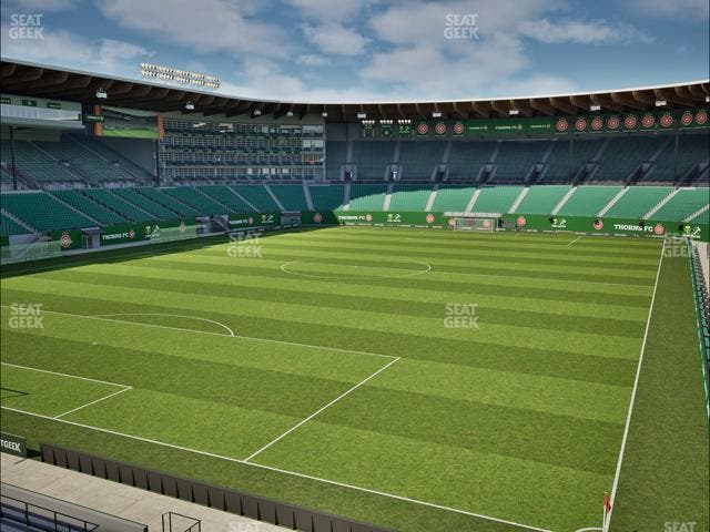 Providence Park - Section Loge 1 Seat View