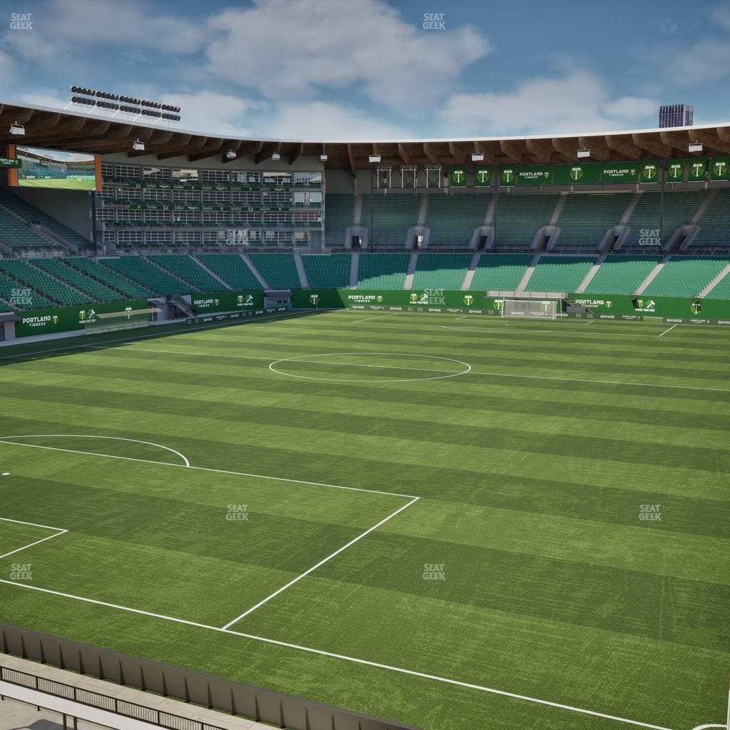 Providence Park - Section Loge 1 Seat View