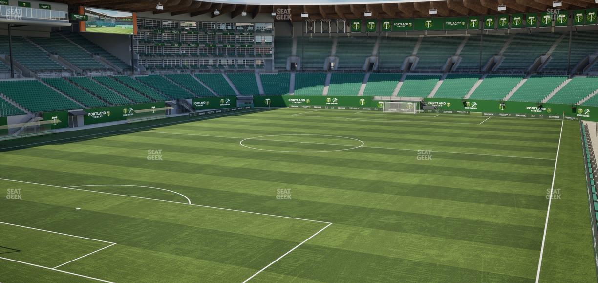 Providence Park - Section Loge 1 Seat View