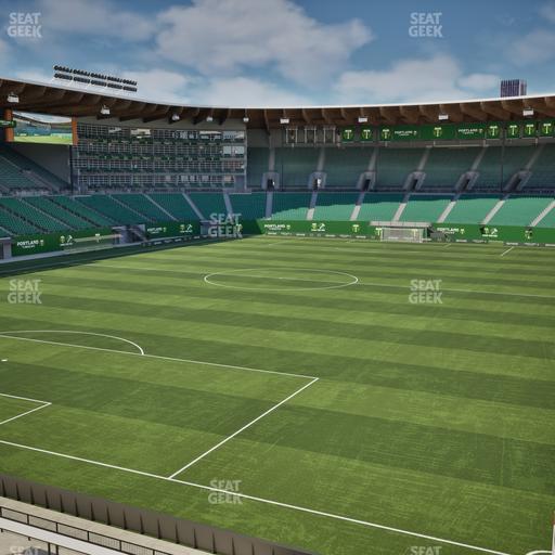 Providence Park - Section Loge 1 Seat View