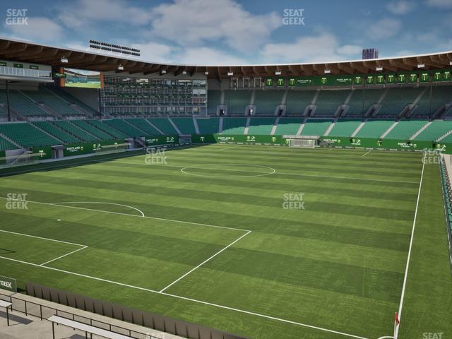 Providence Park - Section Loge 1 Seat View