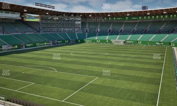 Providence Park - Section Loge 1 Seat View