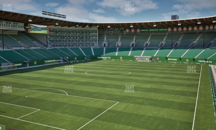 Providence Park - Section Loge 1 Seat View