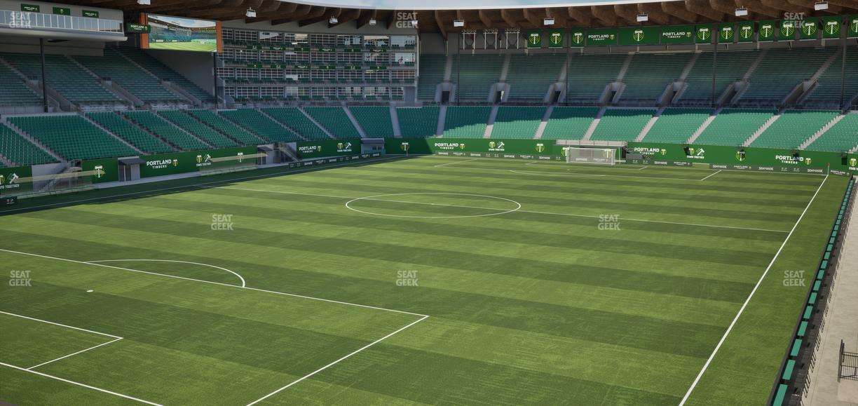 Providence Park - Section Loge 2 Seat View