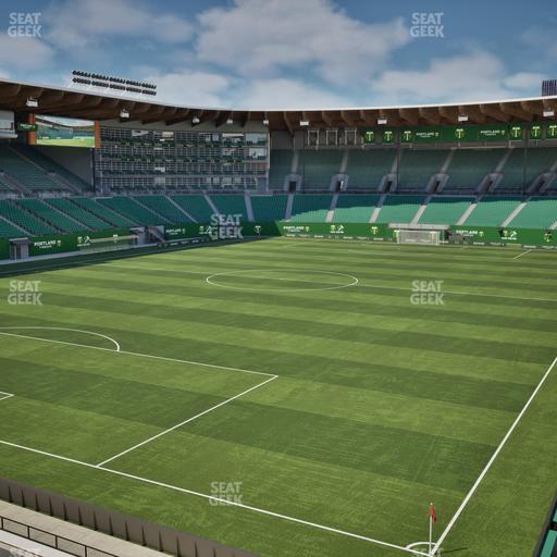 Providence Park - Section Loge 2 Seat View