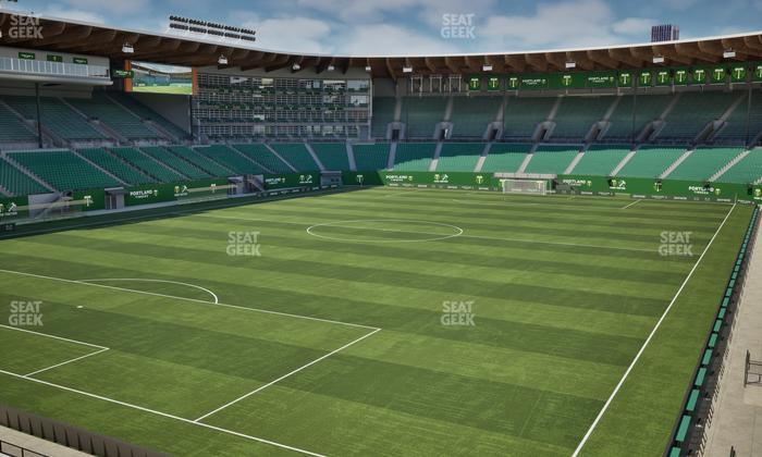 Providence Park - Section Loge 2 Seat View