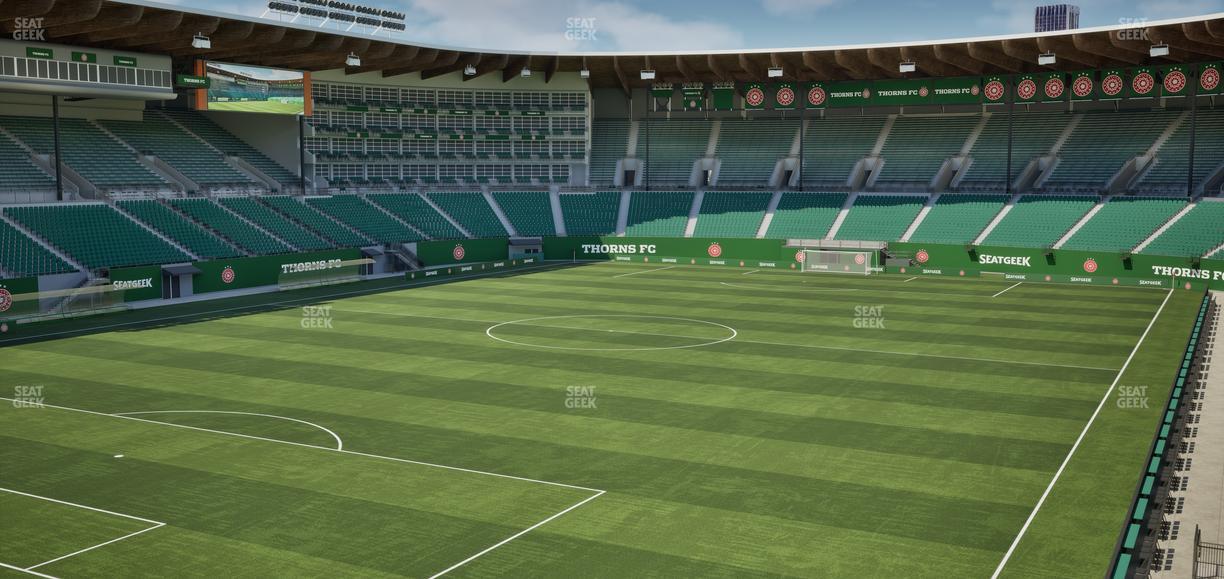 Providence Park - Section Loge 2 Seat View