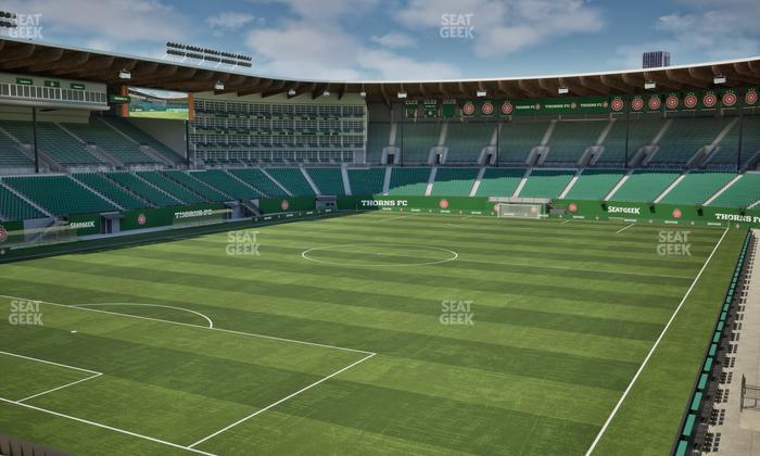 Providence Park - Section Loge 2 Seat View
