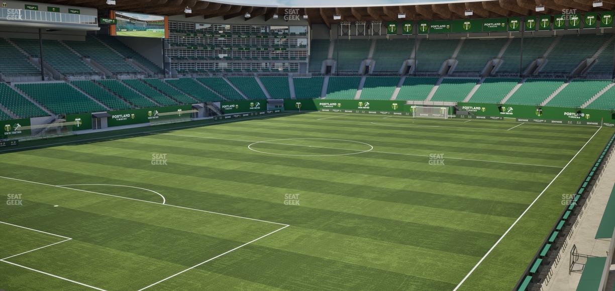 Providence Park - Section Loge 3 Seat View