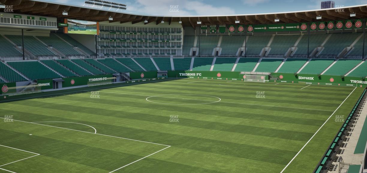 Providence Park - Section Loge 3 Seat View