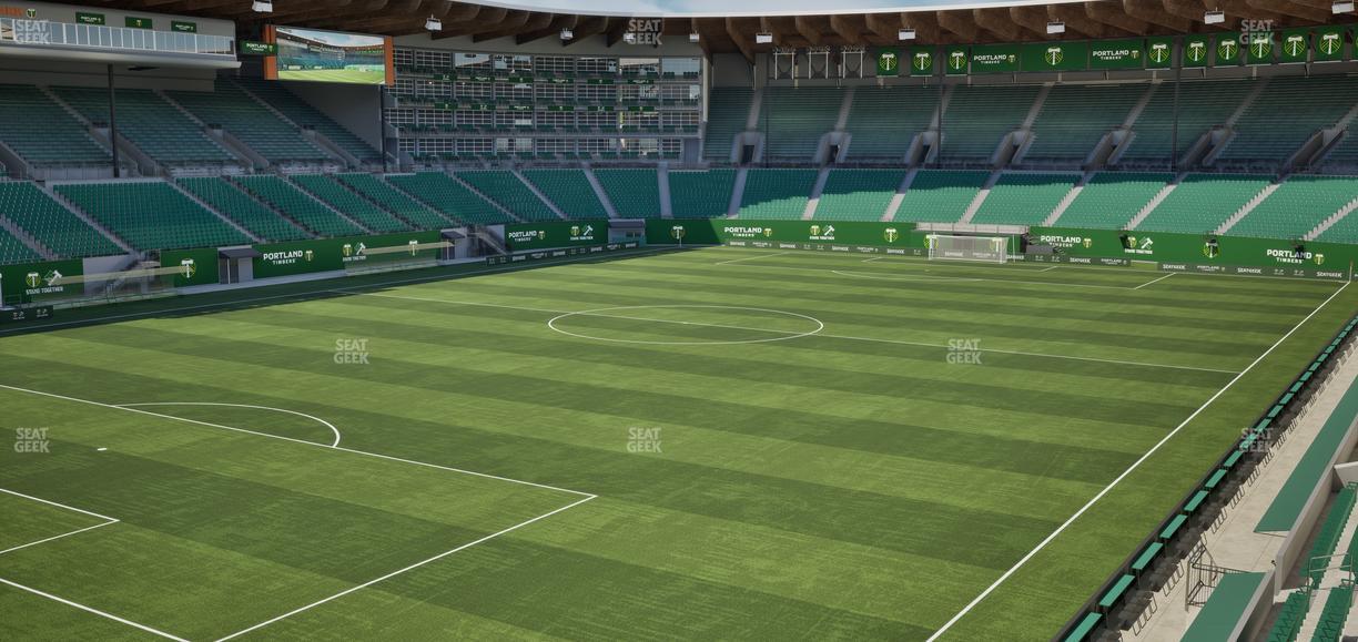 Providence Park - Section Loge 4 Seat View