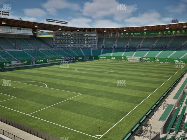 Providence Park - Section Loge 4 Seat View