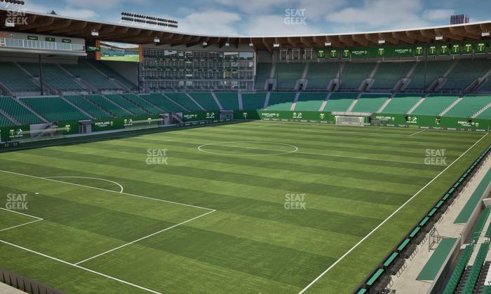 Providence Park - Section Loge 4 Seat View