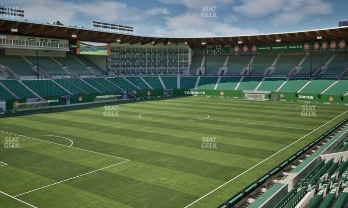 Providence Park - Section Loge 5 Seat View