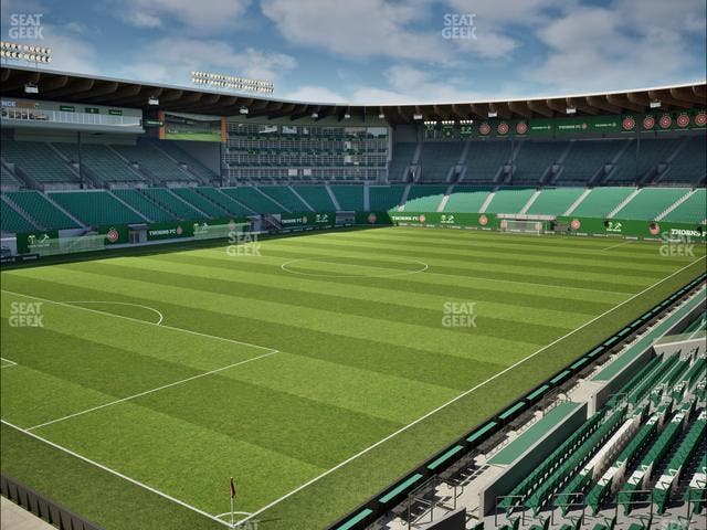 Providence Park - Section Loge 5 Seat View