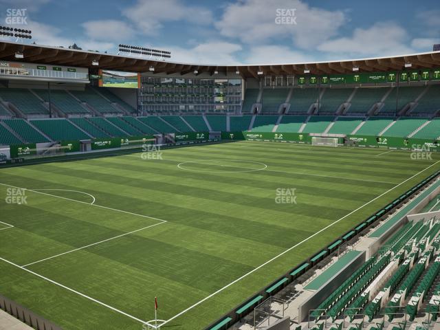 Providence Park - Section Loge 5 Seat View