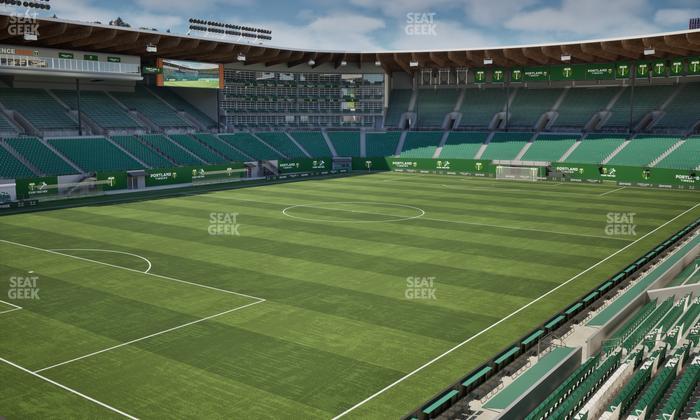 Providence Park - Section Loge 5 Seat View