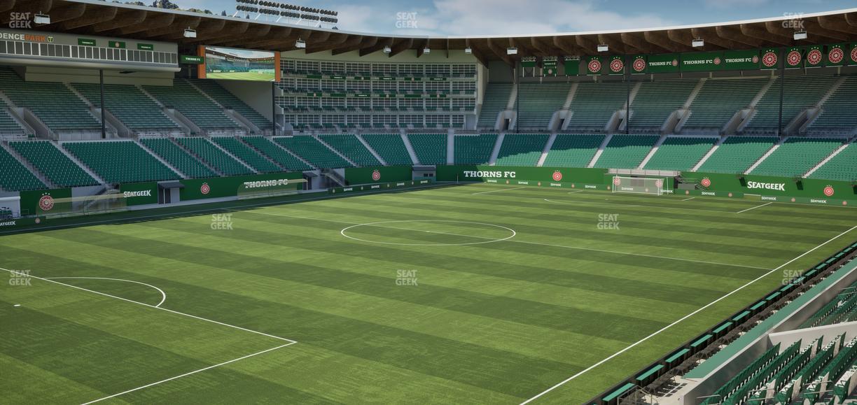 Providence Park - Section Loge 6 Seat View