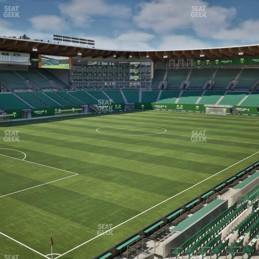 Providence Park - Section Loge 6 Seat View