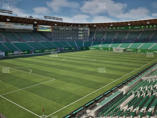 Providence Park - Section Loge 6 Seat View