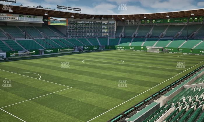 Providence Park - Section Loge 6 Seat View