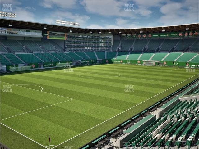 Providence Park - Section Loge 6 Seat View