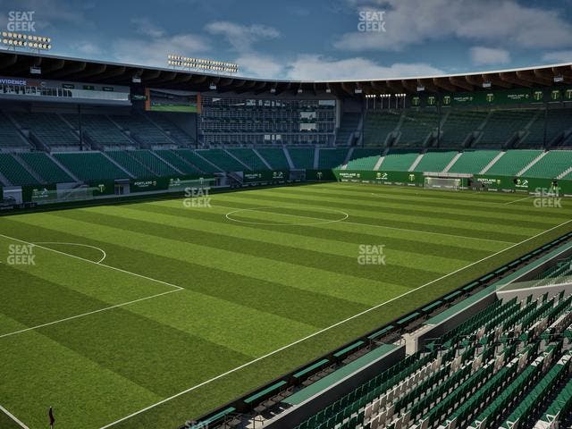 Providence Park - Section Loge 7 Seat View