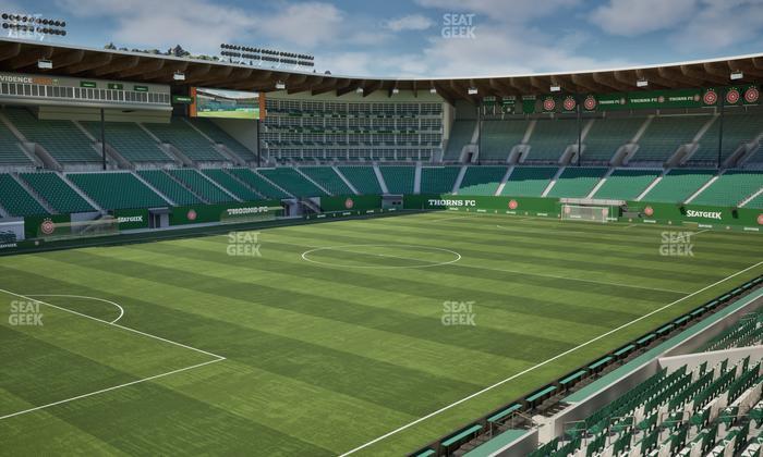 Providence Park - Section Loge 7 Seat View