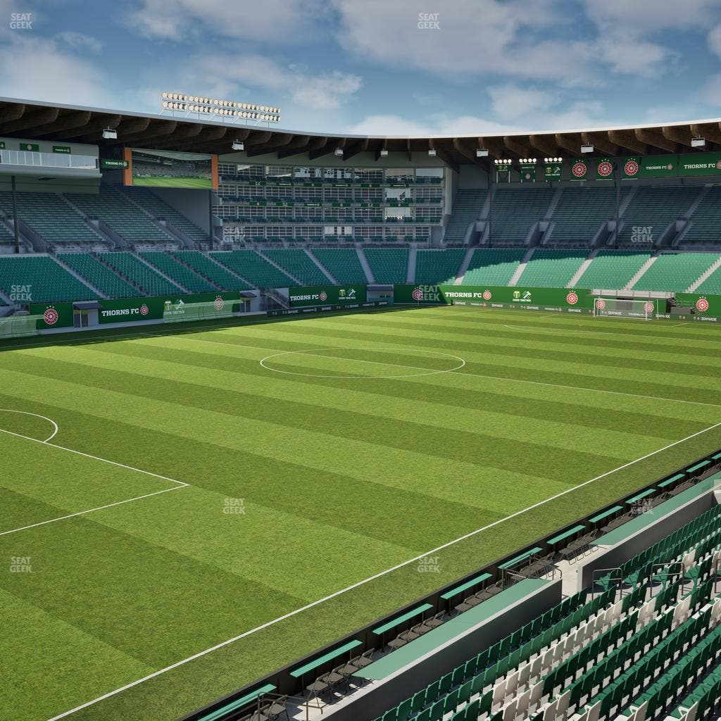 Providence Park - Section Loge 7 Seat View