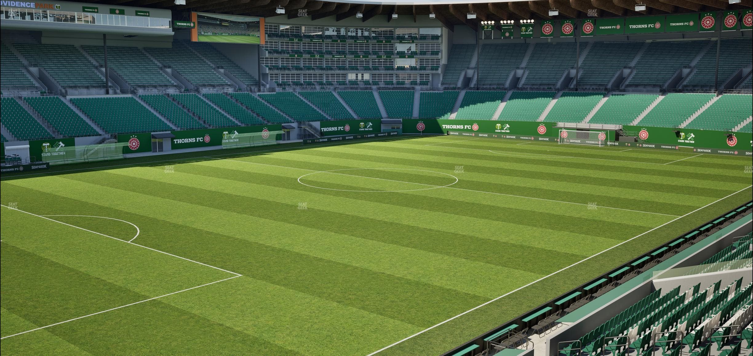 Providence Park - Section Loge 7 Seat View