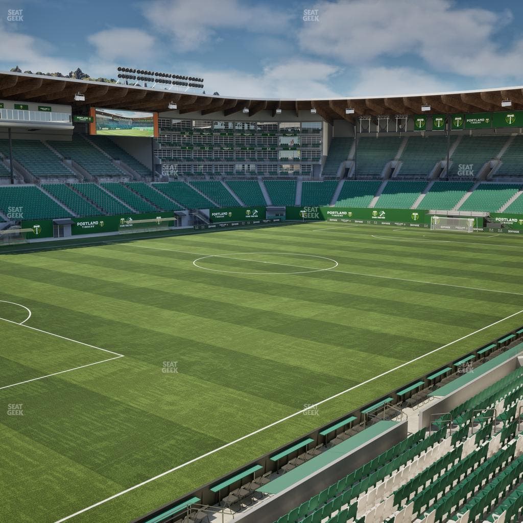 Providence Park - Section Loge 7 Seat View