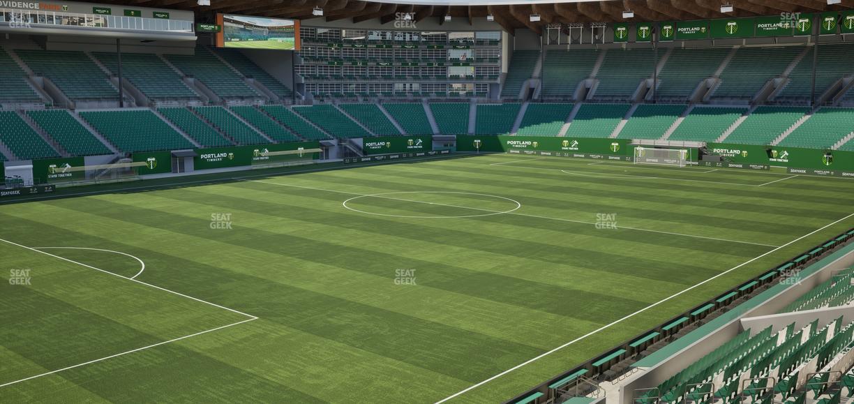 Providence Park - Section Loge 7 Seat View