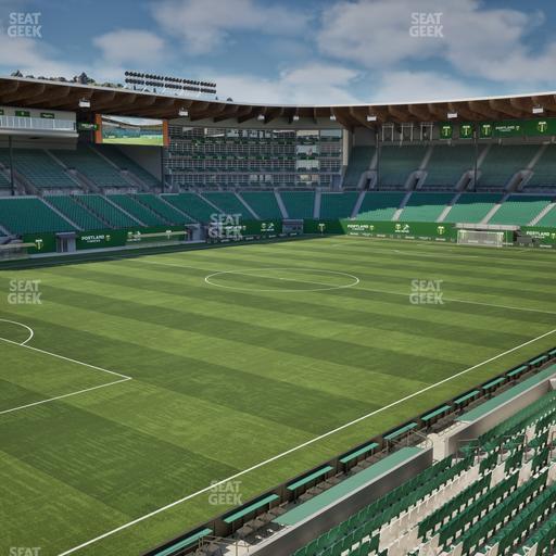 Providence Park - Section Loge 7 Seat View