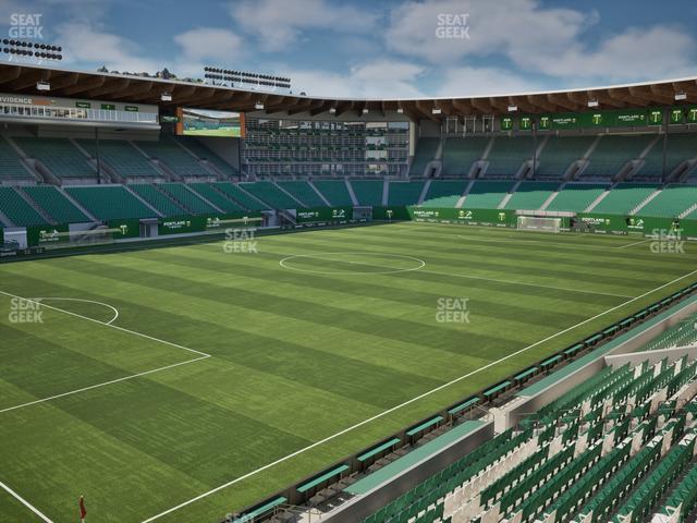 Providence Park - Section Loge 7 Seat View