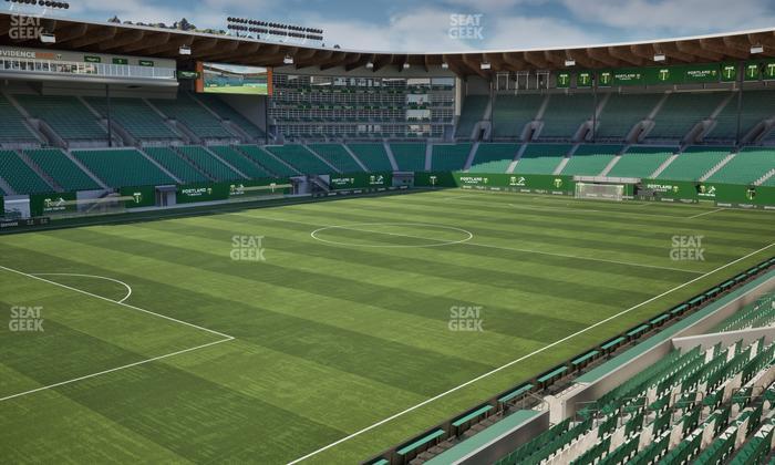 Providence Park - Section Loge 7 Seat View