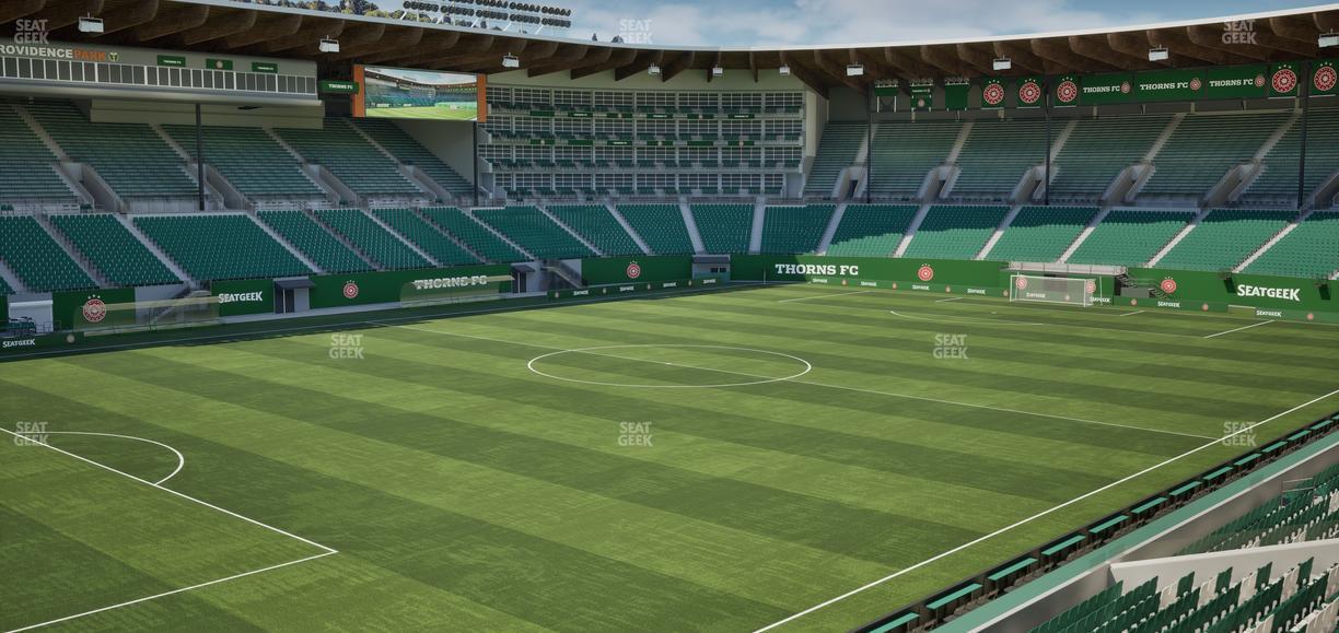Providence Park - Section Loge 8 Seat View