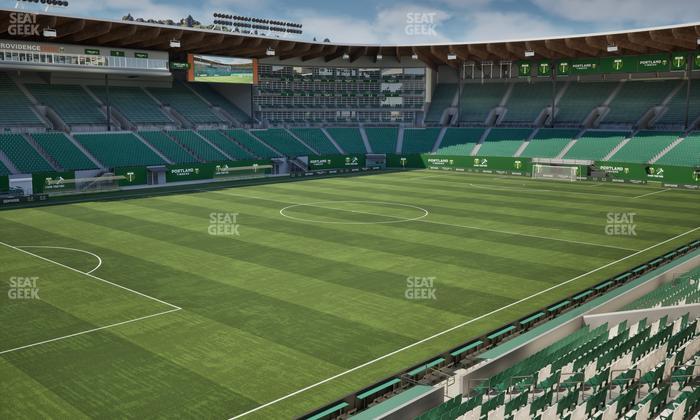 Providence Park - Section Loge 8 Seat View
