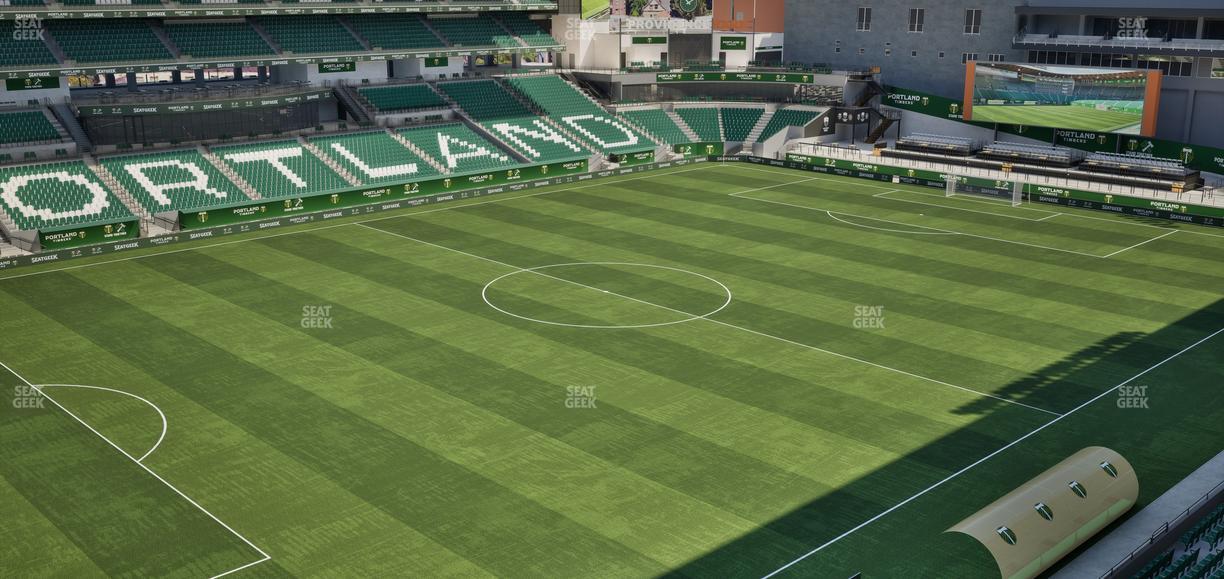 Providence Park - Section Suites Seat View