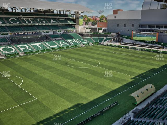 Providence Park - Section Suites Seat View