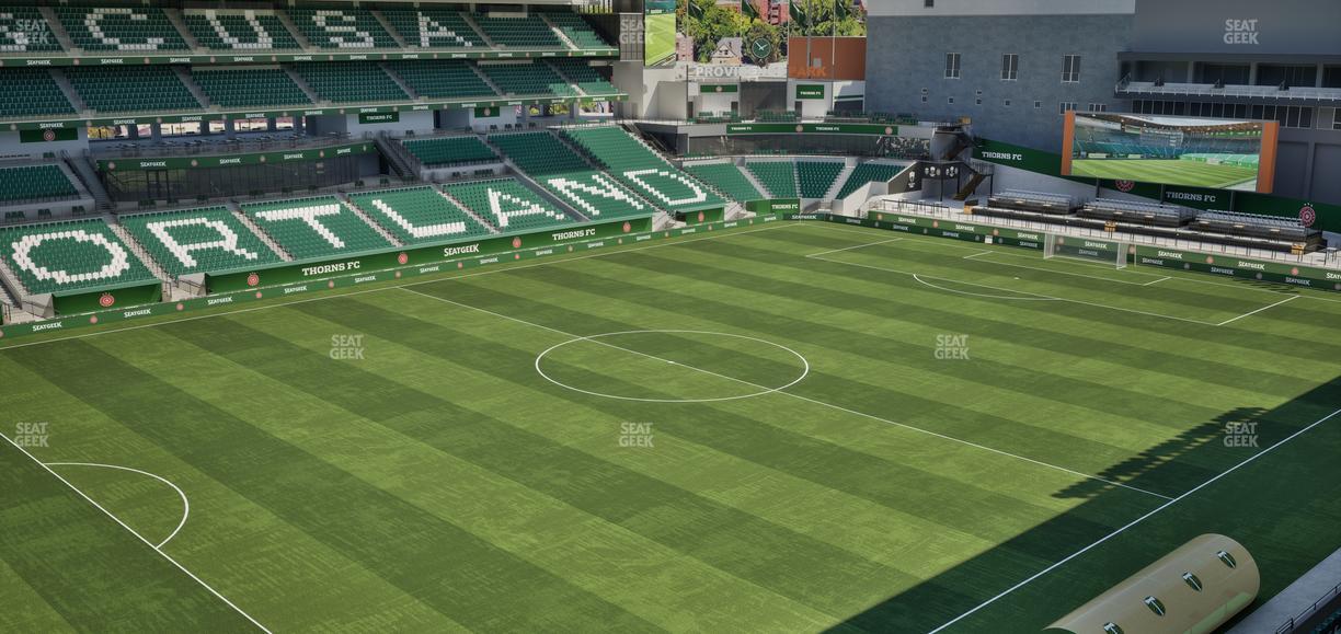 Providence Park - Section Suites Seat View