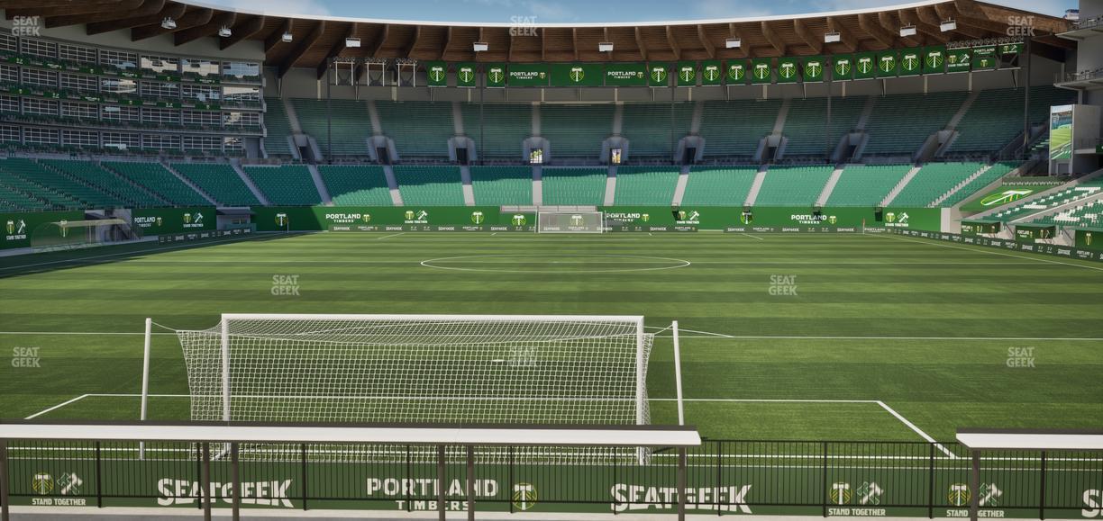 Providence Park - Section The Pub Beer Patio Seat View