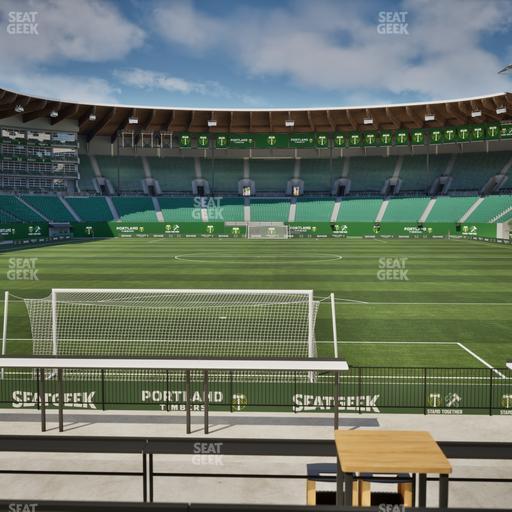 Providence Park - Section The Pub Beer Patio Seat View