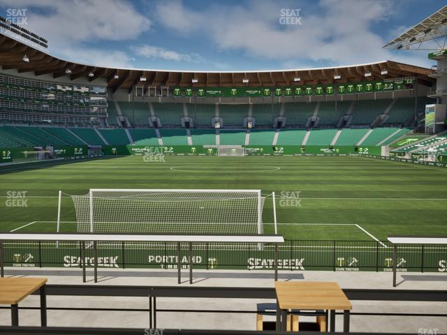 Providence Park - Section The Pub Beer Patio Seat View